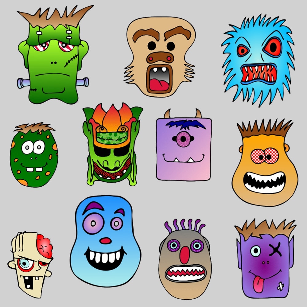 Masques Monstre A Imprimer Masques Monstre A Imprimer