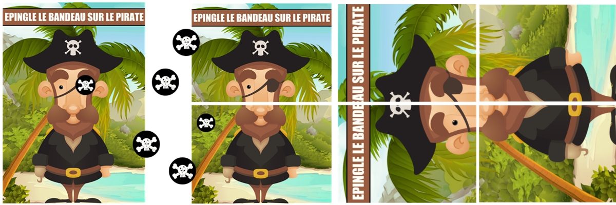 affiche jeu de pirate