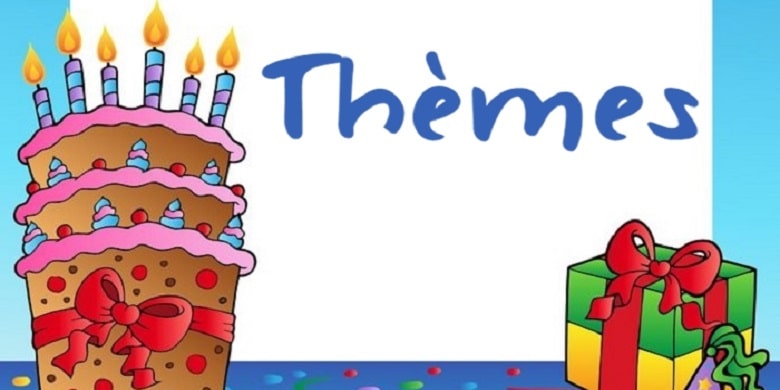 Thèmes intéressants pour les fêtes d'anniversaire enfant