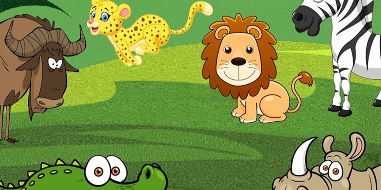 Petits jeux animaux de la jungle