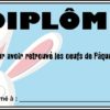 diplome chasse tresor paques