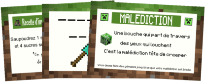 chasse au trésor minecraft