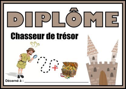 diplome chasse tresor medievale