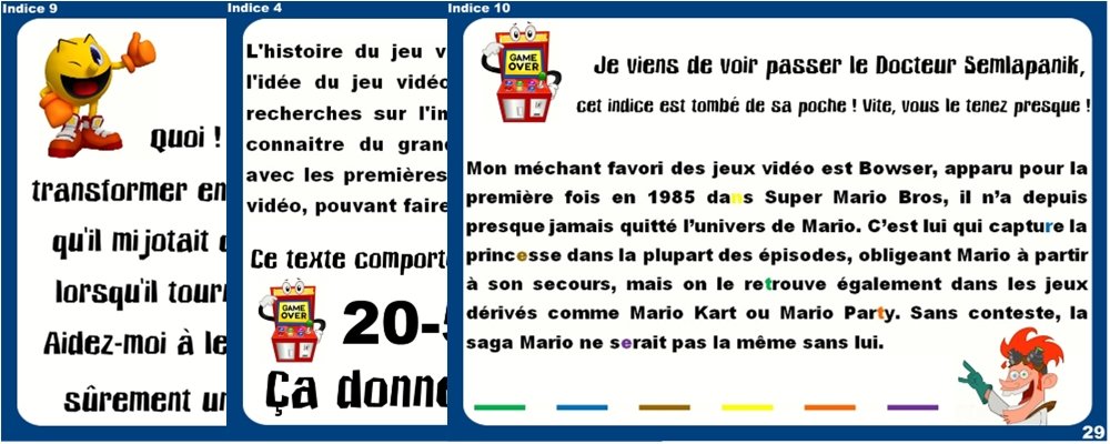 chasse au tresor jeux video