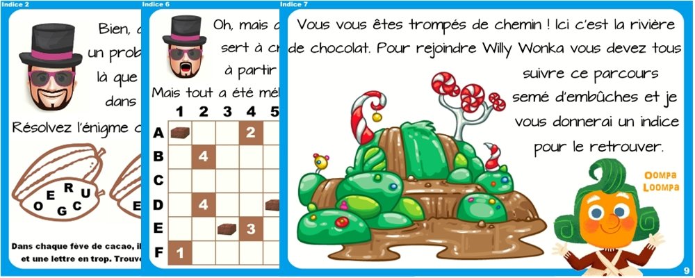 chasse au trésor chocolat