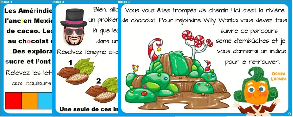 chasse chocolat 6 8 ans