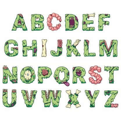 alphabet zombie
