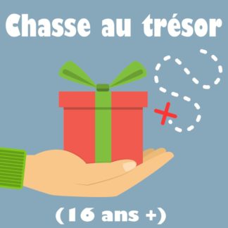 chasse au trésor pour trouver un cadeau adulte