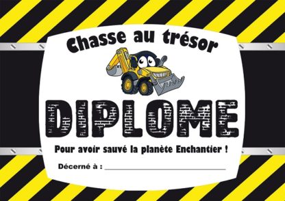 diplôme enfant chantier