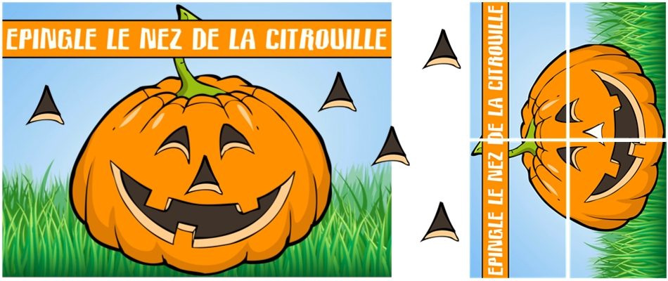 jeu de citrouille pour halloween