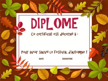 diplome automne