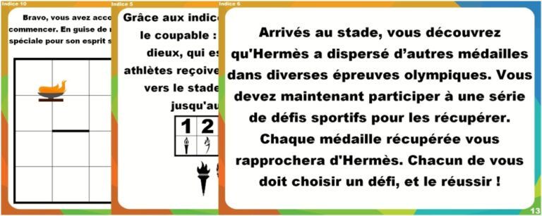 Chasse au trésor Jeux Olympiques : le flambeau