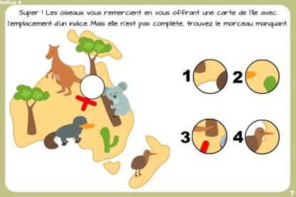 chasse au trésor koala indice