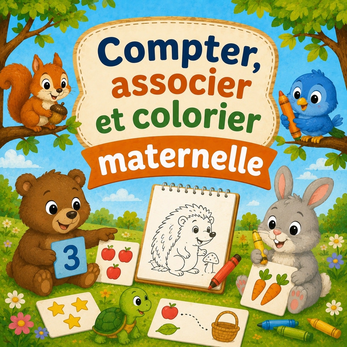 Compter, associer et colorier