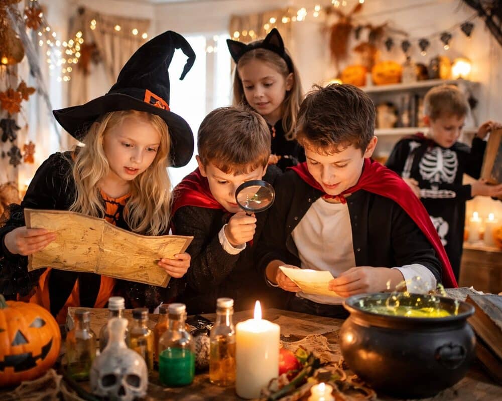 thèmes chasse tresor halloween