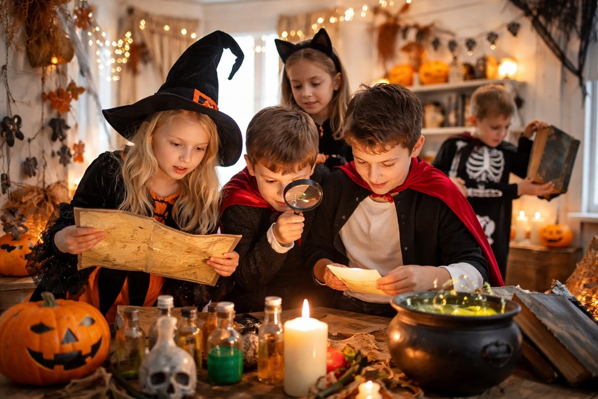 thèmes chasse tresor halloween