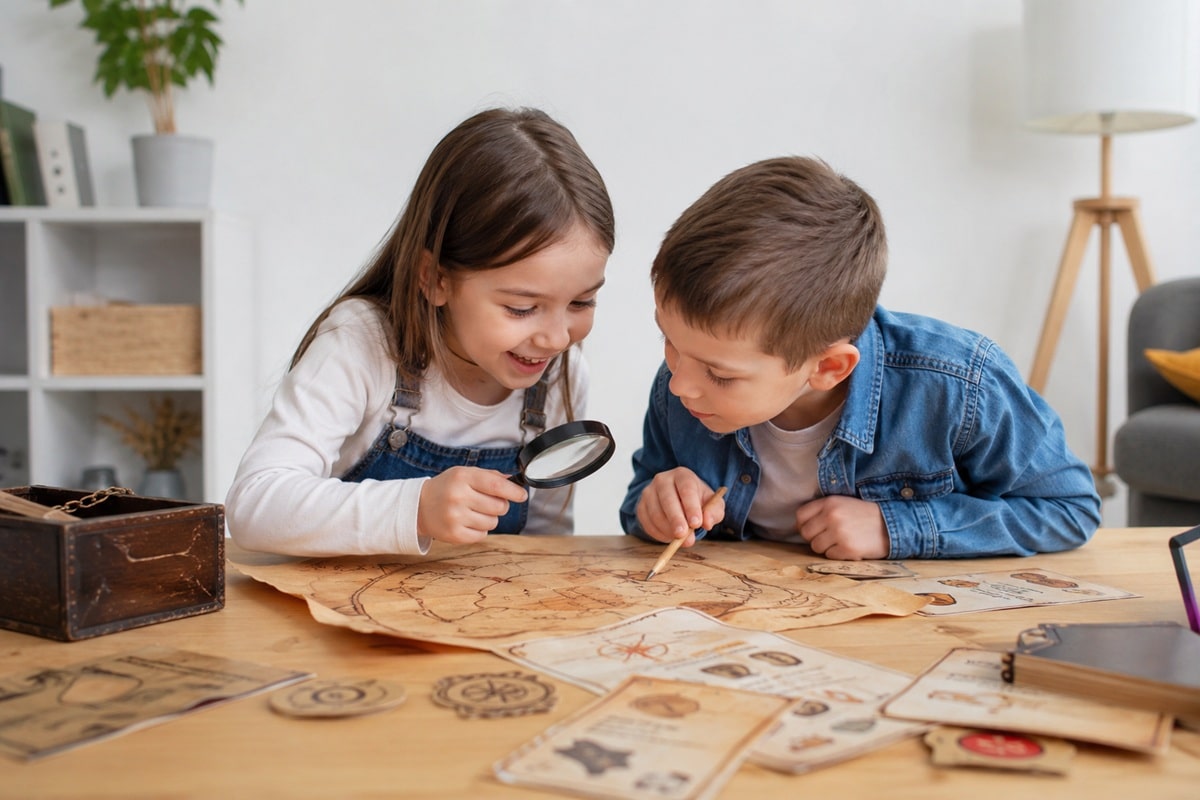 organiser une chasse au trésor pour des enfants